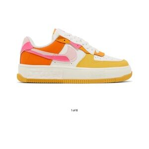 AIR FORCE ONE FONTANKA “SUNRISE” PINK/ORANGE SNEAKERS